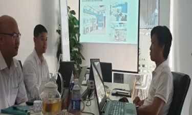 Buổi làm việc giữa CT CP Kỹ thuật Bình Sơn và CT Hisense Hitachi Việt Nam